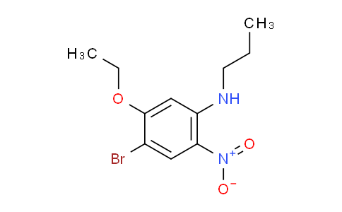CAS No. 1280786-62-0, 4-Bromo-5-ethoxy-2-nitro-N-propylaniline