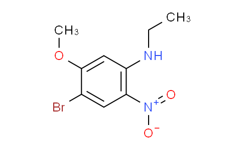 CAS No. 1280786-60-8, 4-Bromo-N-ethyl-5-methoxy-2-nitroaniline