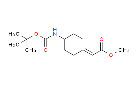 CAS No. 1279872-65-9, Methyl 2-(4-((tert-butoxycarbonyl)amino)cyclohexylidene)acetate