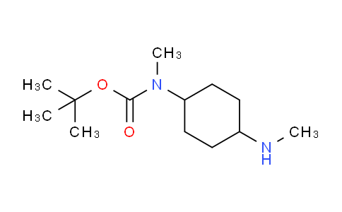 CAS No. 1274936-94-5, tert-Butyl methyl(4-(methylamino)cyclohexyl)carbamate