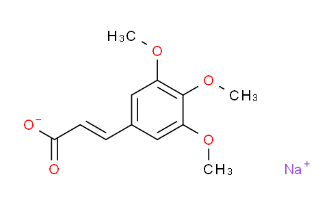 CAS No. 127427-04-7, Sodium 3,4,5-Trimethoxycinnamate