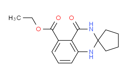 CAS No. 1272756-22-5, Ethyl 4'-oxo-3',4'-dihydro-1'H-spiro[cyclopentane-1,2'-quinazoline]-5'-carboxylate