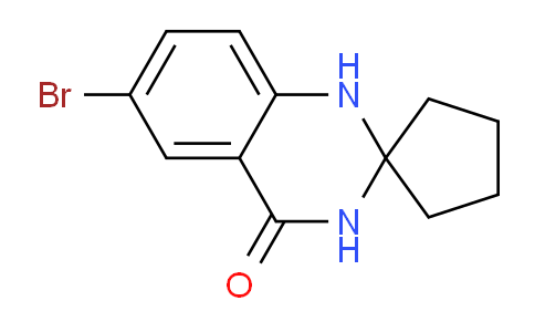 CAS No. 1272756-17-8, 6'-Bromo-1'H-spiro[cyclopentane-1,2'-quinazolin]-4'(3'H)-one