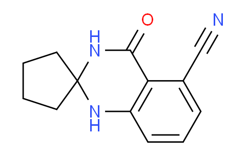 CAS No. 1272756-16-7, 4-Oxospiro[1,2,3,4-tetrahydroquinazoline-2,1'-cyclopentane]-5-carbonitrile