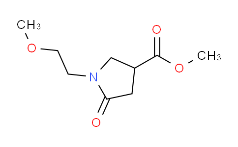 CAS No. 1272755-99-3, Methyl 1-(2-Methoxyethyl)-2-oxopyrrolidine-4-carboxylate