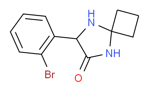 CAS No. 1272755-95-9, 7-(2-Bromophenyl)-5,8-diazaspiro[3.4]octan-6-one
