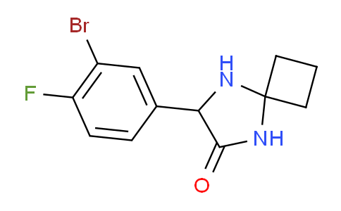 CAS No. 1272755-88-0, 7-(3-Bromo-4-fluorophenyl)-5,8-diazaspiro[3.4]octan-6-one