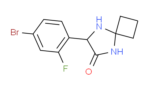 CAS No. 1272755-81-3, 7-(4-Bromo-2-fluorophenyl)-5,8-diazaspiro[3.4]octan-6-one