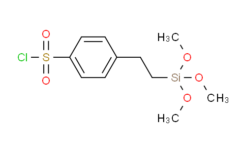 CAS No. 126519-89-9, 4-(2-(Trimethoxysilyl)ethyl)benzene-1-sulfonyl chloride