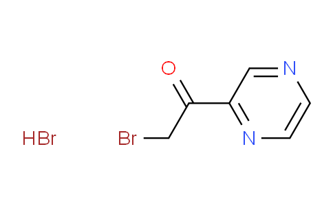 CAS No. 126353-32-0, 2-Bromo-1-(pyrazin-2-yl)ethanone hydrobromide