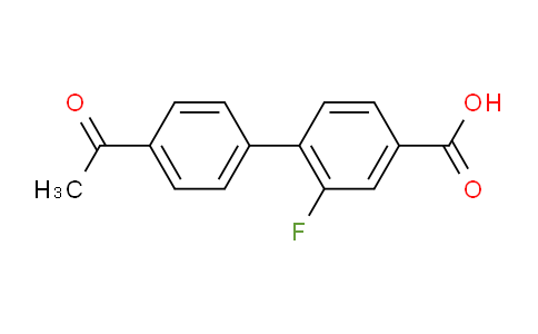 CAS No. 1262005-90-2, 4'-Acetyl-2-fluoro-[1,1'-biphenyl]-4-carboxylic acid