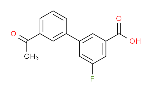 CAS No. 1261996-91-1, 3'-Acetyl-5-fluoro-[1,1'-biphenyl]-3-carboxylic acid