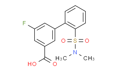 CAS No. 1261996-26-2, 2'-(N,N-Dimethylsulfamoyl)-5-fluoro-[1,1'-biphenyl]-3-carboxylic acid