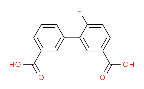CAS No. 1261977-27-8, 6-Fluoro-[1,1'-biphenyl]-3,3'-dicarboxylic acid