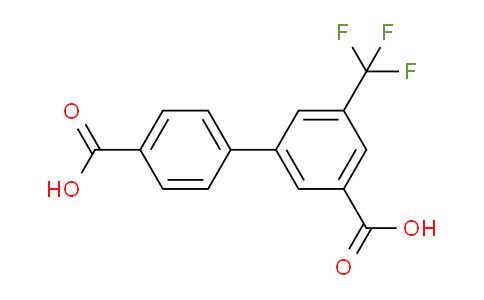 CAS No. 1261975-94-3, 5-(Trifluoromethyl)-[1,1'-biphenyl]-3,4'-dicarboxylic acid