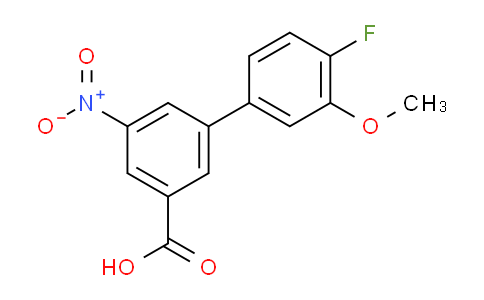 CAS No. 1261967-46-7, 4'-Fluoro-3'-methoxy-5-nitro-[1,1'-biphenyl]-3-carboxylic acid