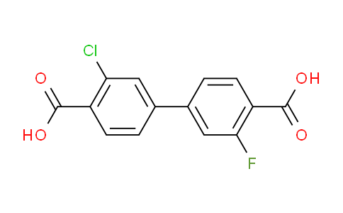 CAS No. 1261964-19-5, 3-Chloro-3'-fluoro-[1,1'-biphenyl]-4,4'-dicarboxylic acid