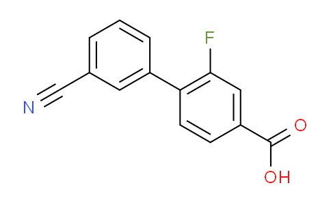 CAS No. 1261960-89-7, 3'-Cyano-2-fluoro-[1,1'-biphenyl]-4-carboxylic acid
