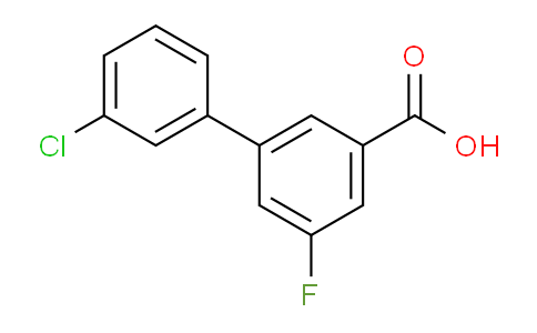 CAS No. 1261929-09-2, 3'-Chloro-5-fluoro-[1,1'-biphenyl]-3-carboxylic acid