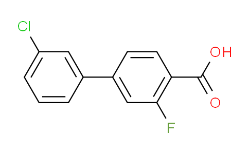 CAS No. 1261929-04-7, 3'-Chloro-3-fluoro-[1,1'-biphenyl]-4-carboxylic acid