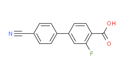 CAS No. 1261929-01-4, 4'-Cyano-3-fluoro-[1,1'-biphenyl]-4-carboxylic acid