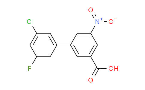 CAS No. 1261928-24-8, 3'-Chloro-5'-fluoro-5-nitro-[1,1'-biphenyl]-3-carboxylic acid