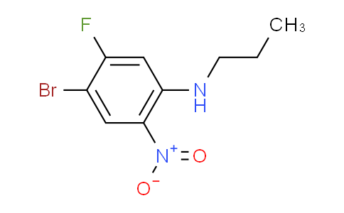MC805728 | 1261927-35-8 | 4-Bromo-5-fluoro-2-nitro-N-propylaniline