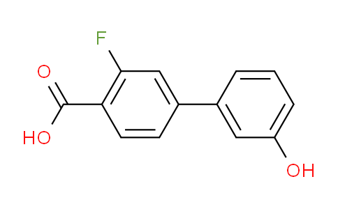 CAS No. 1261916-37-3, 3-Fluoro-3'-hydroxy-[1,1'-biphenyl]-4-carboxylic acid