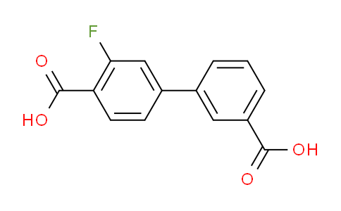 CAS No. 1261915-32-5, 3'-Fluoro-[1,1'-biphenyl]-3,4'-dicarboxylic acid