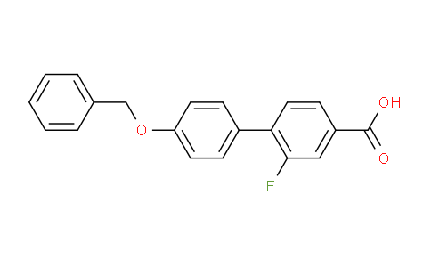 CAS No. 1261913-01-2, 4'-(Benzyloxy)-2-fluoro-[1,1'-biphenyl]-4-carboxylic acid