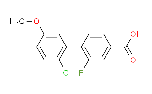 CAS No. 1261904-84-0, 2'-Chloro-2-fluoro-5'-methoxy-[1,1'-biphenyl]-4-carboxylic acid