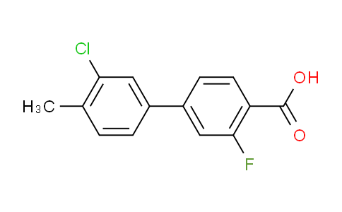 CAS No. 1261901-57-8, 3'-Chloro-3-fluoro-4'-methyl-[1,1'-biphenyl]-4-carboxylic acid