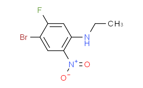 CAS No. 1261901-27-2, 4-Bromo-N-ethyl-5-fluoro-2-nitroaniline