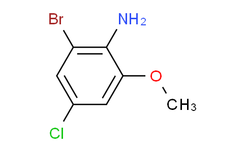 CAS No. 1261895-84-4, 2-Bromo-4-chloro-6-methoxyaniline