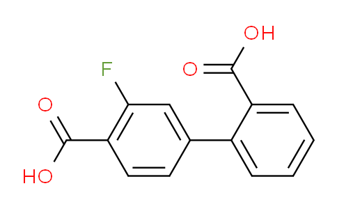 CAS No. 1261893-62-2, 3'-Fluoro-[1,1'-biphenyl]-2,4'-dicarboxylic acid