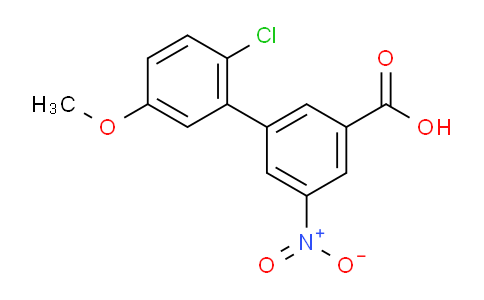 CAS No. 1261892-79-8, 2'-Chloro-5'-methoxy-5-nitro-[1,1'-biphenyl]-3-carboxylic acid