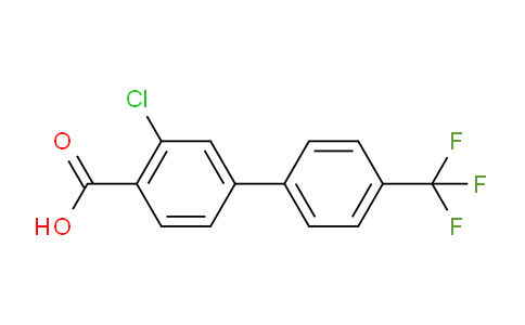 CAS No. 1261822-09-6, 3-Chloro-4'-(trifluoromethyl)-[1,1'-biphenyl]-4-carboxylic acid