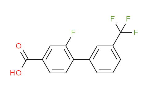 CAS No. 1261750-12-2, 2-Fluoro-3'-(trifluoromethyl)-[1,1'-biphenyl]-4-carboxylic acid