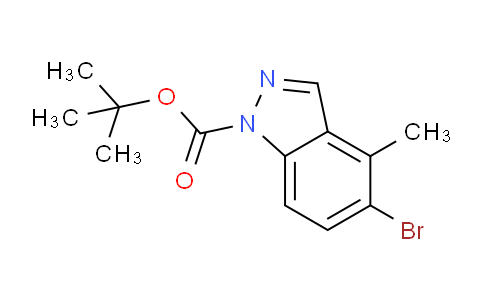 CAS No. 1257535-48-0, tert-Butyl 5-bromo-4-methyl-1H-indazole-1-carboxylate