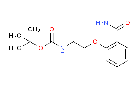 CAS No. 1256633-35-8, tert-Butyl (2-(2-carbamoylphenoxy)ethyl)carbamate