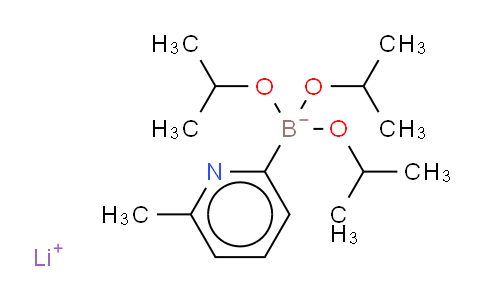 CAS No. 1256364-24-5, Lithium triisopropyl 2-(6-methylpyridyl)borate