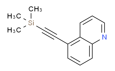 CAS No. 1255952-63-6, 5-((Trimethylsilyl)ethynyl)quinoline