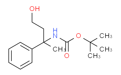 CAS No. 1255574-56-1, tert-Butyl (4-hydroxy-2-phenylbutan-2-yl)carbamate