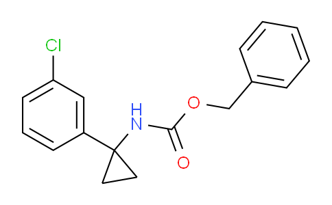 1255574-39-0 | Benzyl (1-(3-chlorophenyl)cyclopropyl)carbamate