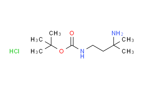 CAS No. 1253790-16-7, tert-Butyl (3-amino-3-methylbutyl)carbamate hydrochloride