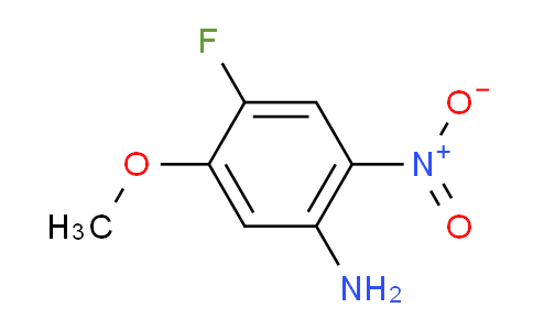 CAS No. 125163-12-4, 4-Fluoro-5-methoxy-2-nitroaniline