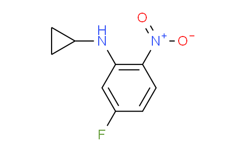 CAS No. 1248276-34-7, N-Cyclopropyl-5-fluoro-2-nitroaniline
