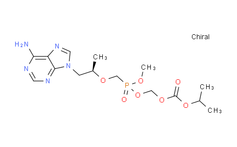 CAS No. 1246812-16-7, [[(2R)-1-(6-aminopurin-9-yl)propan-2-yl]oxymethyl-methoxyphosphoryl]oxymethyl propan-2-yl carbonate