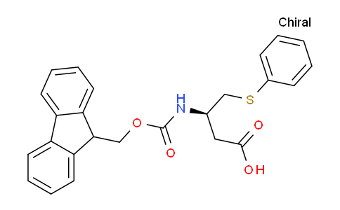 CAS No. 1244724-97-7, (R)-N-Fmoc-3-amino-4-(phenylthio)butanoic Acid