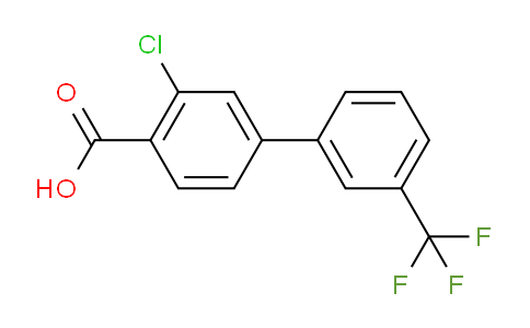 CAS No. 1238694-75-1, 3-Chloro-3'-(trifluoromethyl)-[1,1'-biphenyl]-4-carboxylic acid